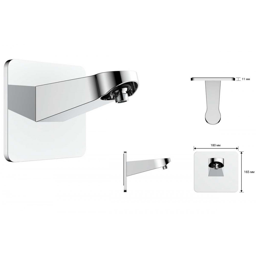 Душевой комплект Inspire VSFW-421I3CH встраиваемый, двухрежимный, хром