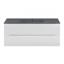 База под керамическую раковину Mia 1200 подвесная, 2 выкатных ящика soft close, G.White