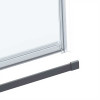 Душевая дверь Como Soft VDS-1CS110CLGM, 1100, вороненая сталь, стекло прозрачное