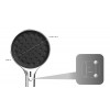Душевой комплект Inspire VSFW-3I22MT2GM встраиваемый, термостат, двухрежимный, вороненая сталь