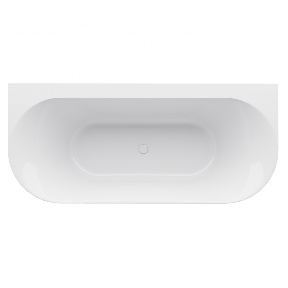 Ванна акриловая Vincea VBT-703-1800, 1800*800*585, цвет белый, щелевой перелив, слив белый