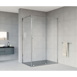 Душевой уголок Arno VSR-1A8014CL, 1400*800, хром, стекло прозрачное