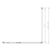 Душевой уголок Slim-N VSR-4SNP9010CLB, 1000*900, черный, стекло прозрачное