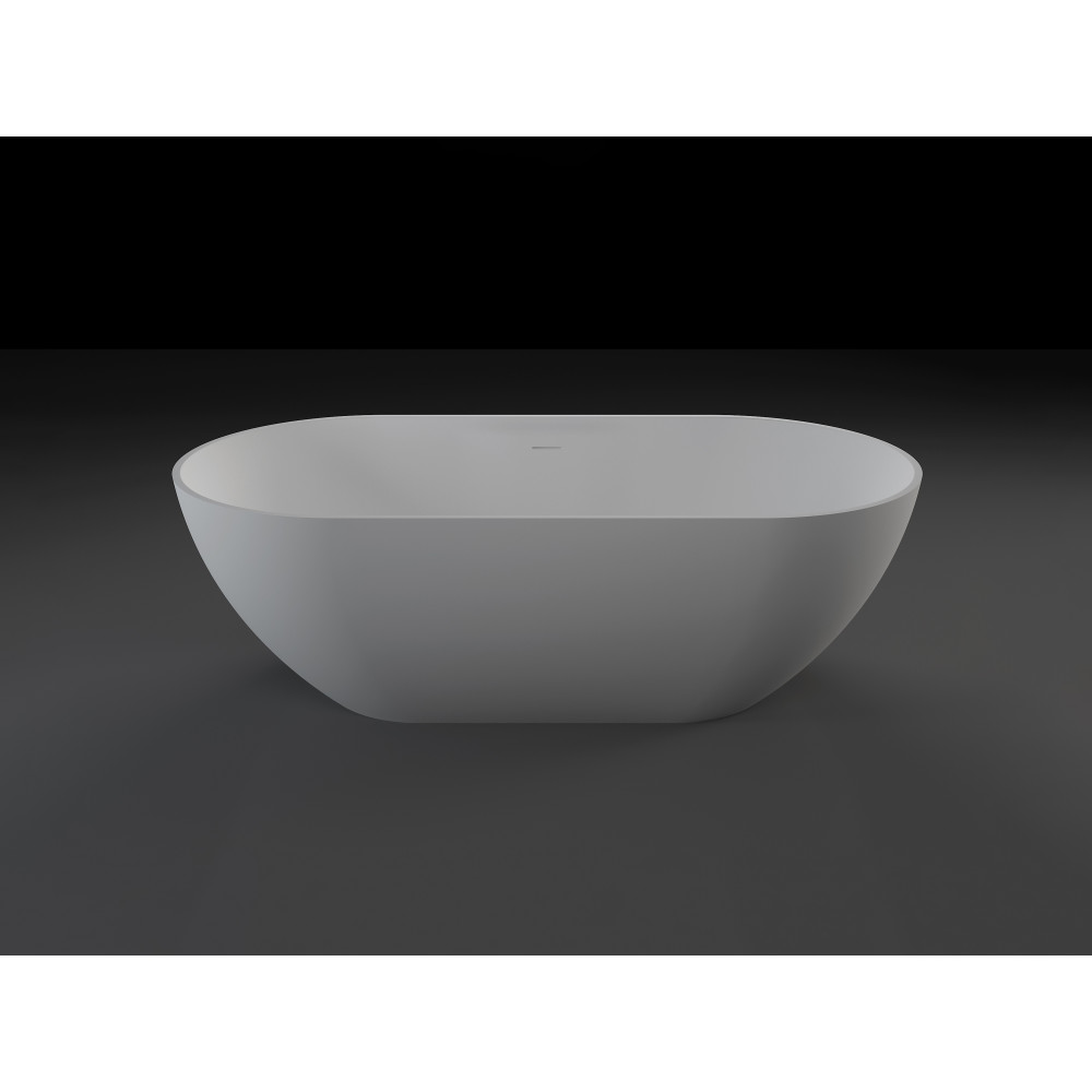 Ванна из искусственного камня Vincea VBT-4S04MW, 1700*800*560, белый мат., слив-перелив в комплекте