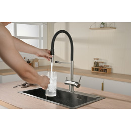 Смеситель для кухни Vincea VKF-120CH, хром