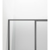 Душевой уголок Slim 8mm VSR-4SLP9012CLGM, 1200*900, вороненая сталь, стекло прозрачное