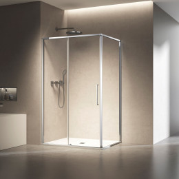 Душевой уголок Slim 8mm VSR-6SL9012CL, 1200*900, хром, стекло прозрачное