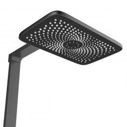 Душевая стойка Inspire VSFS-3I13TGM термостатическая с изливом, вороненая сталь