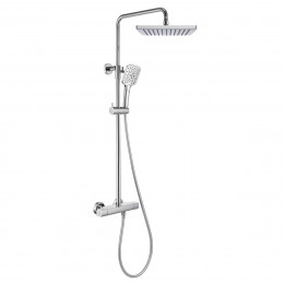 Душевая стойка Next VSFS-1N0TCH термостатическая без излива, 25см верх душ, хром