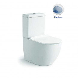 Чаша унитаза Globo VT2B-14, цвет белый, ультратонкое сиденье soft-close, P-trap
