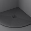 Поддон для душа из искусственного камня  VST-4SQ1010A, 1000*1000*25, антрацит