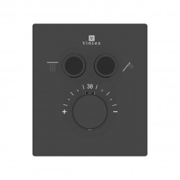 Душевой комплект Inspire VSFW-3I21MT4RMB встраиваемый, термостатический, двухрежимный, черный