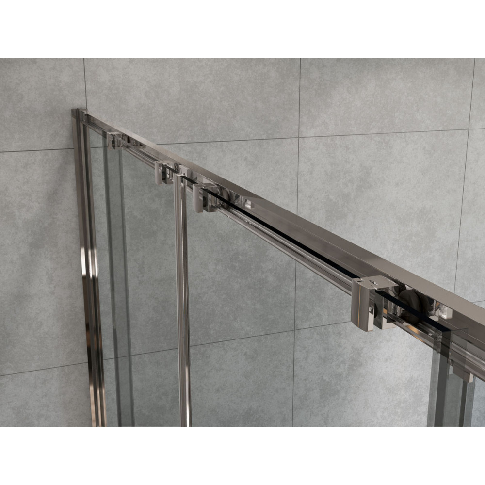 Душевая дверь Garda VDS-1G2170CL, 1700, хром, стекло прозрачное