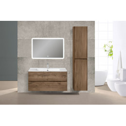 База под раковину Vico 1000 подвесная, 2 выкатных ящика soft close, V.Oak