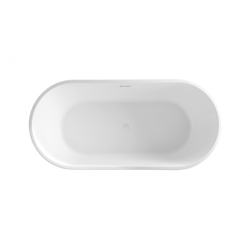 Ванна акриловая Vincea VBT-4291-1700, 1700*800*580, цвет белый, щелевой перелив