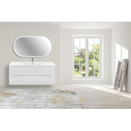 База под керамическую раковину Mia 1200 подвесная, 2 выкатных ящика soft close, G.White