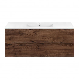 База под керамическую раковину Mia 1200 подвесная, 2 выкатных ящика soft close, R.Wood