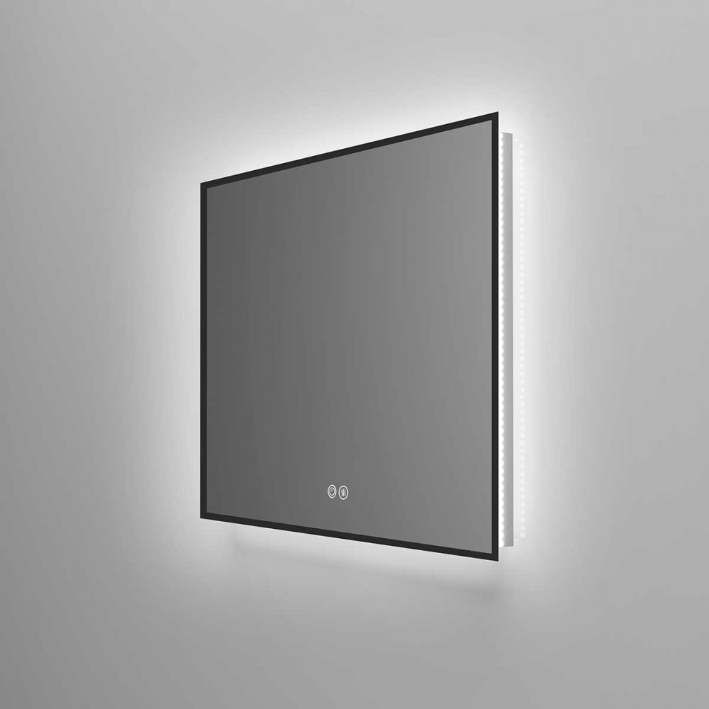 Зеркало LED VLM-3VN100B-2 1000х800 c сенсорным выключателем и диммером, антизапотевание