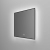 Зеркало LED VLM-3VN100B-2 1000х800 c сенсорным выключателем и диммером, антизапотевание