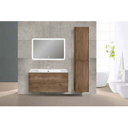 База под раковину Paola 1000 подвесная, 2 выкатных ящика soft close, V.Oak