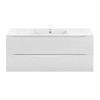 База под керамическую раковину Mia 1200 подвесная, 2 выкатных ящика soft close, G.White