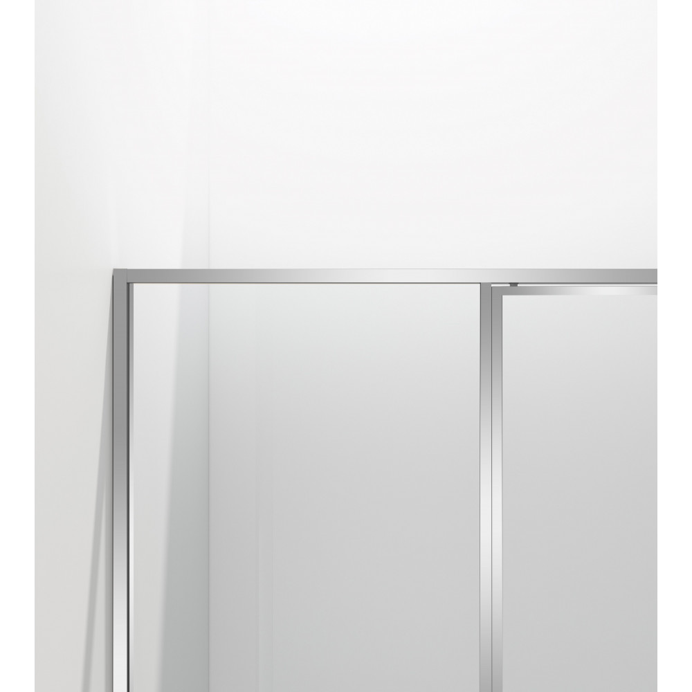 Душевая дверь Slim 8mm VDP-4SL120CL, хром, стекло прозрачное
