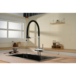 Смеситель для кухни Vincea VKF-120CH, хром
