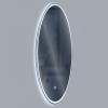 Зеркало LED VLM-3DE800-2 800x800 c сенсорным выключателем и диммером, антизапотевание