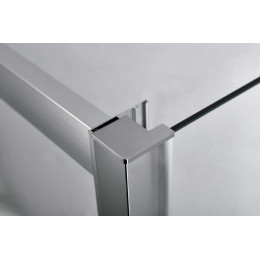 Душевой уголок Alpha VSR-3AL8012CL, 1200*800, хром, стекло прозрачное