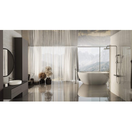 Душевая стойка Rondo VSFS-1R0CH без излива, хром