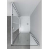 Душевой уголок Soft VSR-3SO8015CL, 1500*800, хром, стекло прозрачное