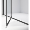 Душевая дверь Slim 8mm VDP-4SL120CLB, черный, стекло прозрачное