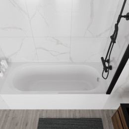 Ванна акриловая Vincea VBT-2B170-LG с ножками 1700*700*480, пристенная, цвет белый