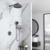 Душевой комплект Inspire VSFW-3I22MT2RGM встраиваемый, термостат, двухрежимный, вороненая сталь