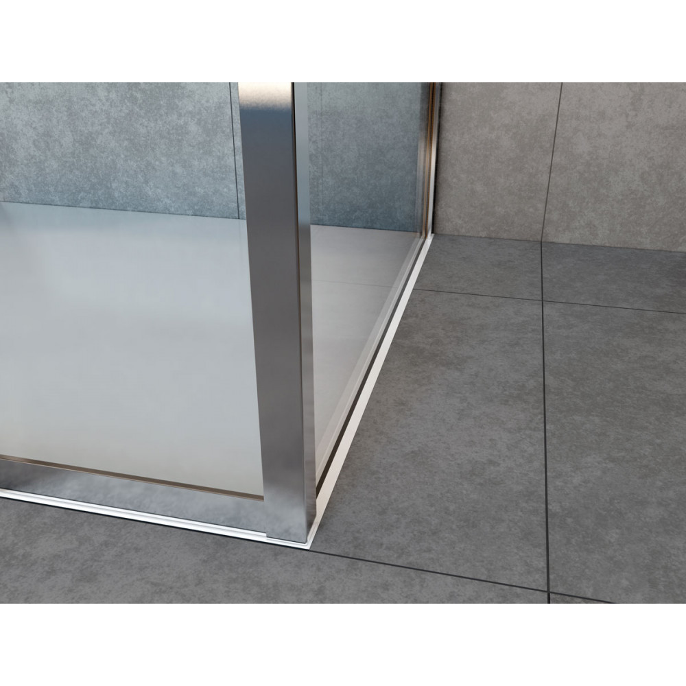 Душевой уголок Garda VSR-1G21017CLG, 1700*1000, брашированное золото, стекло прозрачное