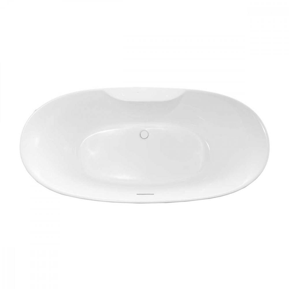 Ванна акриловая Vincea VBT-405B-1700, 1700*800*580, цвет белый, щелевой перелив