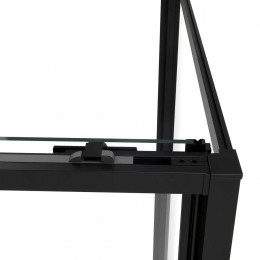 Душевой уголок Slim Soft VSR-1SS9014CLB, 1400*900, черный, стекло прозрачное