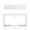 Душевая дверь Alpha VDS-3AL2170MT, 1700, хром, стекло текстурное
