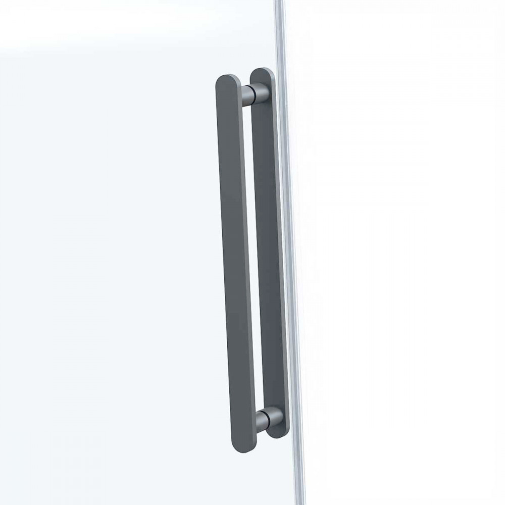 Душевая дверь Como Soft VDS-1CS120CLGM, 1200, вороненая сталь, стекло прозрачное