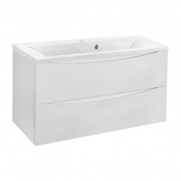 База под раковину Mia 900 подвесная, 2 выкатных ящика soft close, G.White