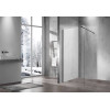 Душевая перегородка Walk-In VSW-1H100CLGM, 1000*2000, вороненая сталь, стекло прозрачное