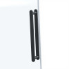 Душевая дверь Como Soft VDS-1CS150CLB, 1500, черный, стекло прозрачное