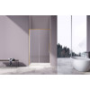 Душевая дверь Slim-N VDS-4SN110CLG, 1100, брашированное золото, стекло прозрачное