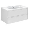 База под раковину Vico 1000 подвесная, 2 выкатных ящика soft close, G.White