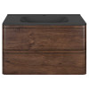 База под раковину Vico 800 подвесная, 2 выкатных ящика soft close, R.Wood