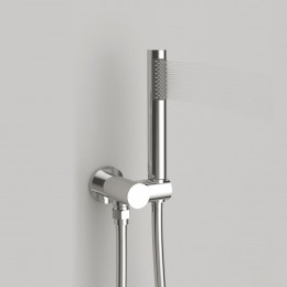 Душевой комплект VSFW-104TCH термостат встраиваемый, 2 режима, 2-х функц. верх душ из латуни, хром