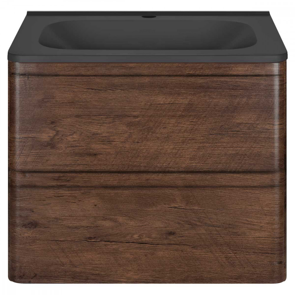 База под раковину Vico 600 подвесная, 2 выкатных ящика soft close, R.Wood