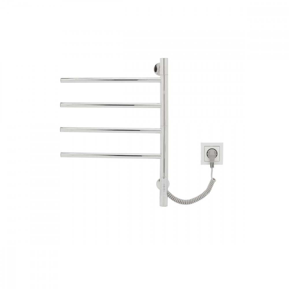 Полотенцесушитель электрический Vincea VTD-1S1CE 43x60, хром, таймер