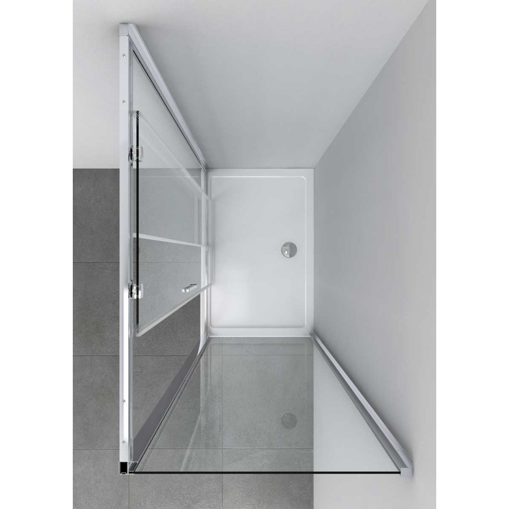Душевой уголок Soft VSR-3SO9015CL, 1500*900, хром, стекло прозрачное
