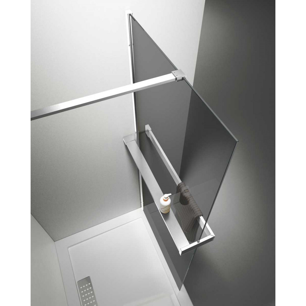 Душевая перегородка Walk-In HR VSW-4HR100CG, 1000*2000, хром, стекло тонированное